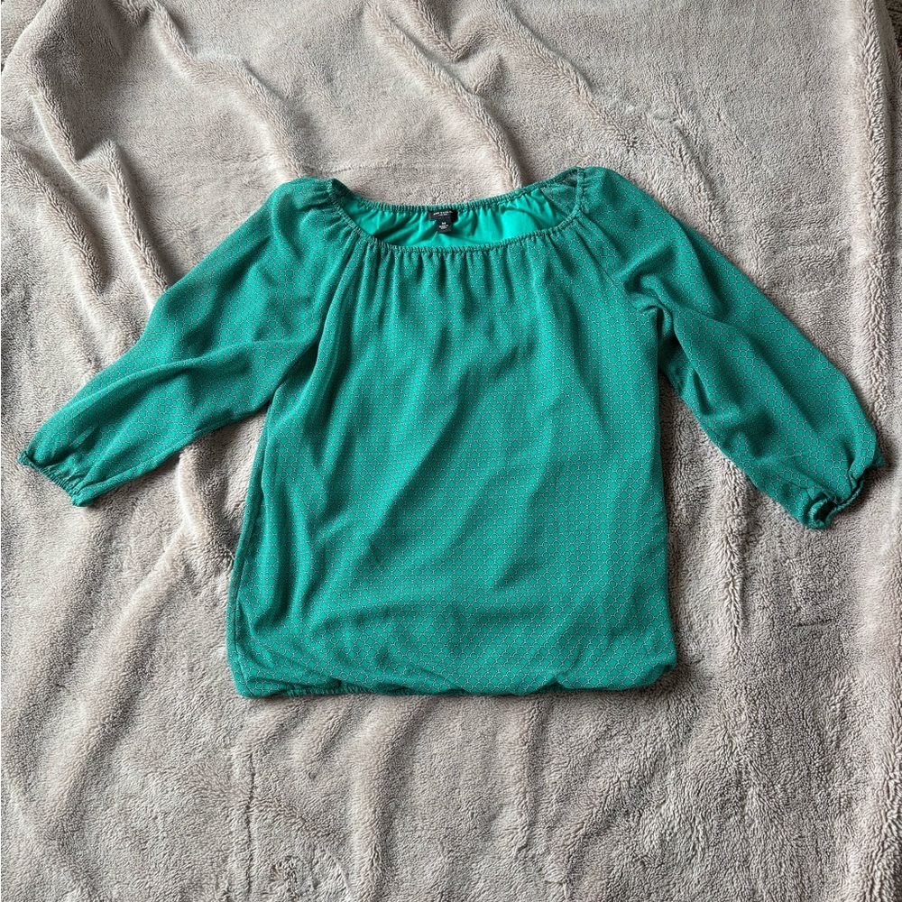 Ann Taylor Green Blouse